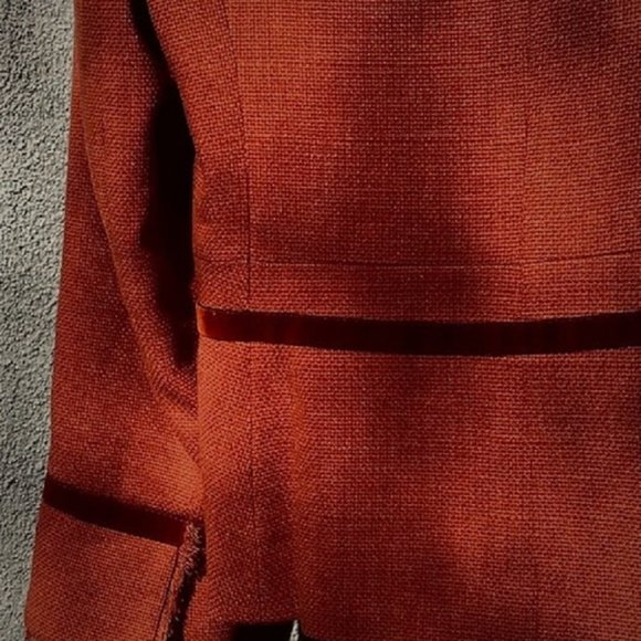 Kasper Petite 3-Button Blazer Burnt Orange - Picture 3 of 6